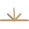 Ekena Millwork Kennewick Timber Gable Bracket, Western Red Cedar, 84"W x 56"H x 3 1/2"D x 3 1/2"F, 16/12 Pitch GBW084X56X0404KEN00SWR - alternate 2